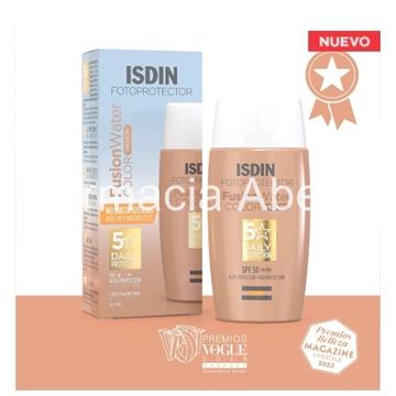 ISDIN fotoprotector fusionwater color medium 50+ 50 ml - Imagen 1