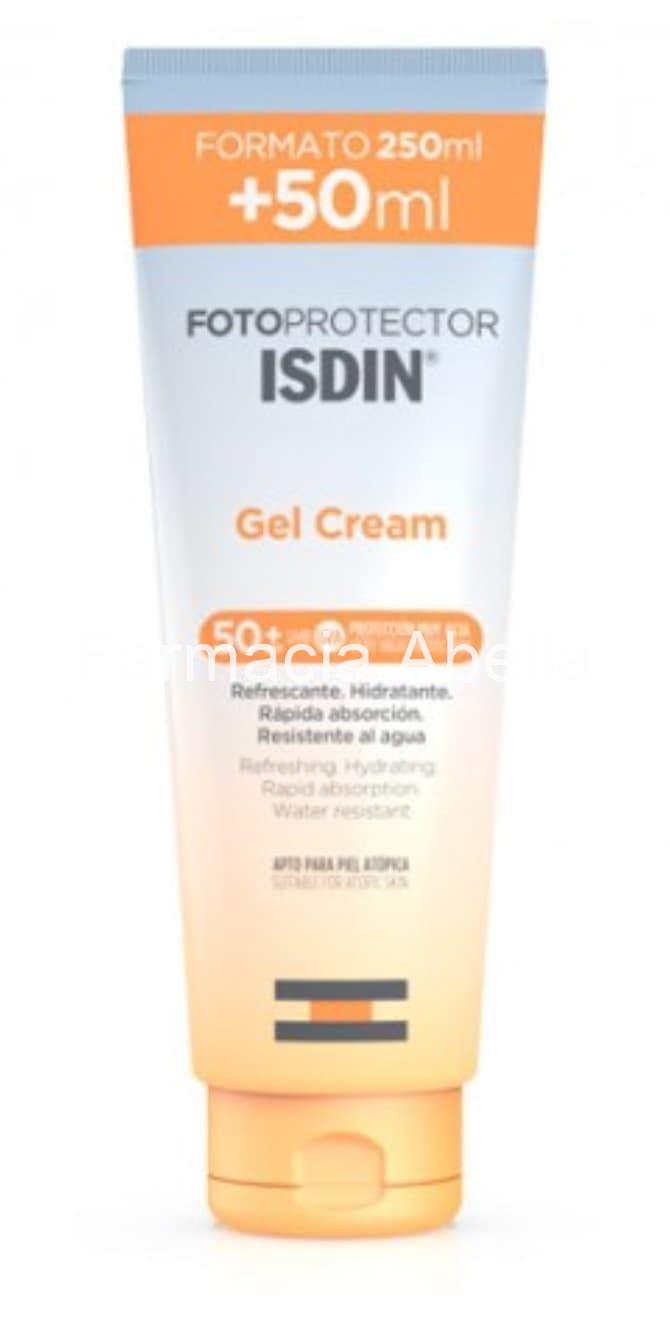 ISDIN fotoprotector gel crema 50+ 250 ml - Imagen 1