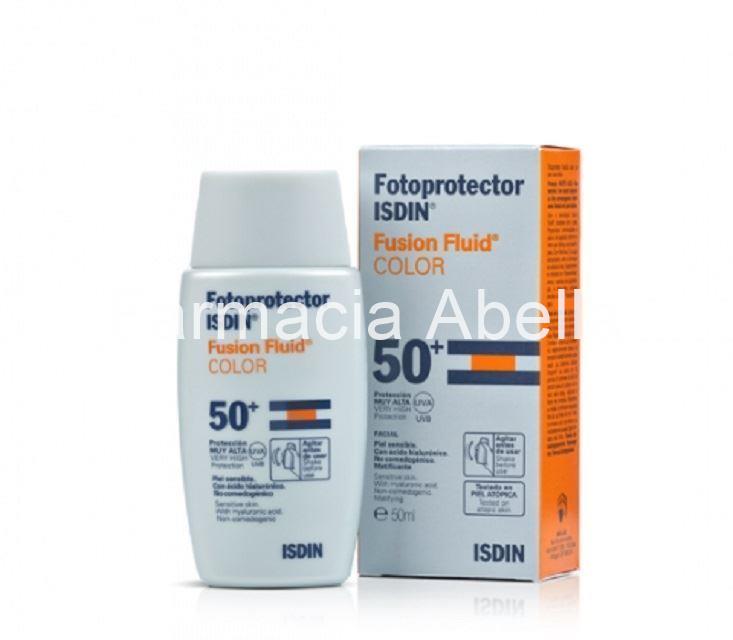 ISDIN Fotoprotector SPF50+ Fusion Fluid con Color 50  mL - Imagen 1