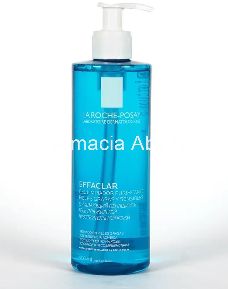 La Roche Posay effaclar gel limpiador purificante 400 ml - Imagen 1