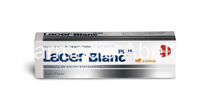 Lacer Blanc Plus Dentífrico Sabor Cítricos 75 ml - Imagen 1