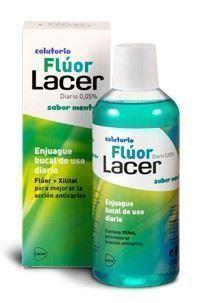 Lacer colutorio flúor diario 0,05% menta 500 ml - Imagen 1