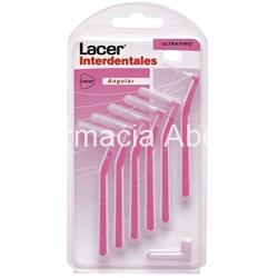 Lacer interdentales angular ultrafino rosa 6 unidades - Imagen 1