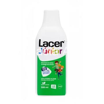 Lacer Junior colutorio flúor diario menta 500 ml - Imagen 1