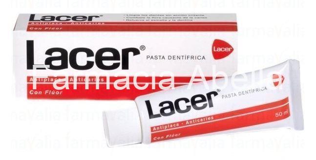 Lacer roja pasta de dientes 50 ml - Imagen 1