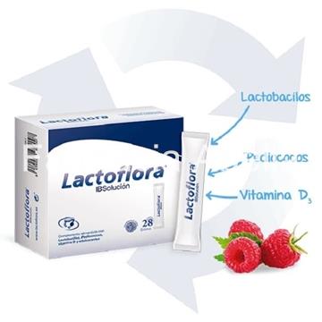 Lactoflora IBSolución 28 sobres sabor frambuesa - Imagen 1