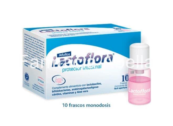 Lactoflora protector intestinal adultos 10 frascos monodosis de fácil apertura - Imagen 1