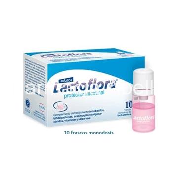 Lactoflora protector intestinal adultos 10 frascos monodosis de fácil apertura - Imagen 1