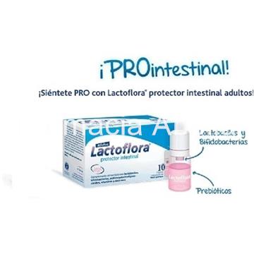 Lactoflora protector intestinal adultos 10 frascos monodosis de fácil apertura - Imagen 2