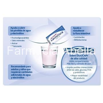 Lactoflora  Suero oral con probióticos y prebióticos 6 sobres - Imagen 2