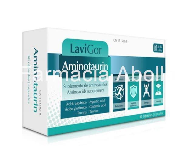 Lavigor aminotaurin  60 cápsulas - Imagen 1