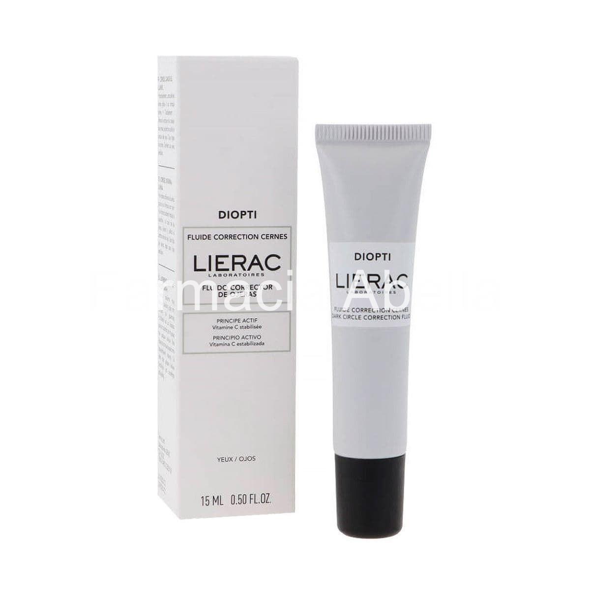 Lierac diopti fluido corrector de ojeras 25 ml - Imagen 1