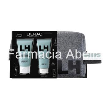 Lierac hombre pack gel hidratante energizarte facial 50 ml + gel de ducha y neceser de regalo - Imagen 1