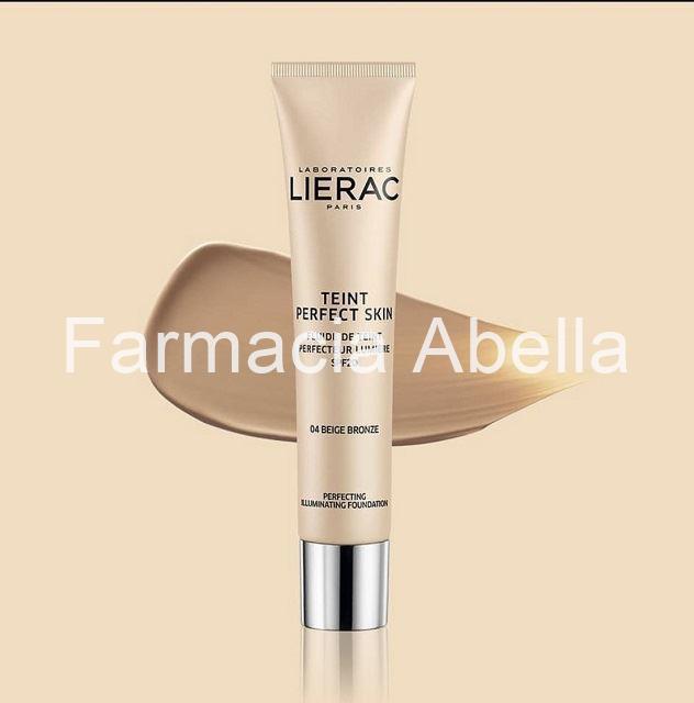 Lierac maquillaje fluido iluminador SPF 20 beige bronze 04- 30 ml - Imagen 1