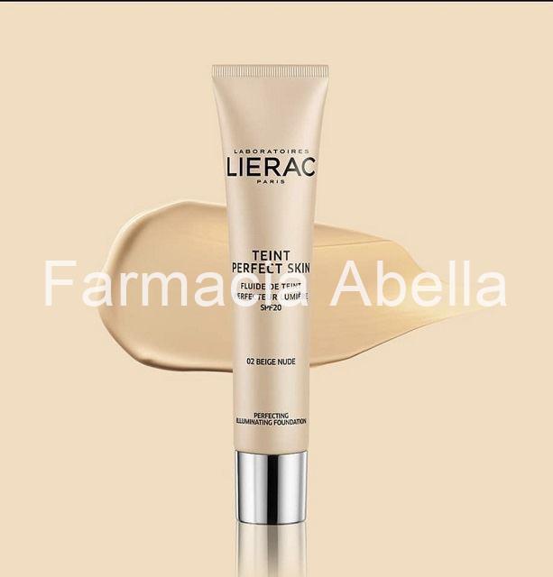 Lierac maquillaje fluido iluminador SPF 20 beige nude 02- 30 ml - Imagen 1