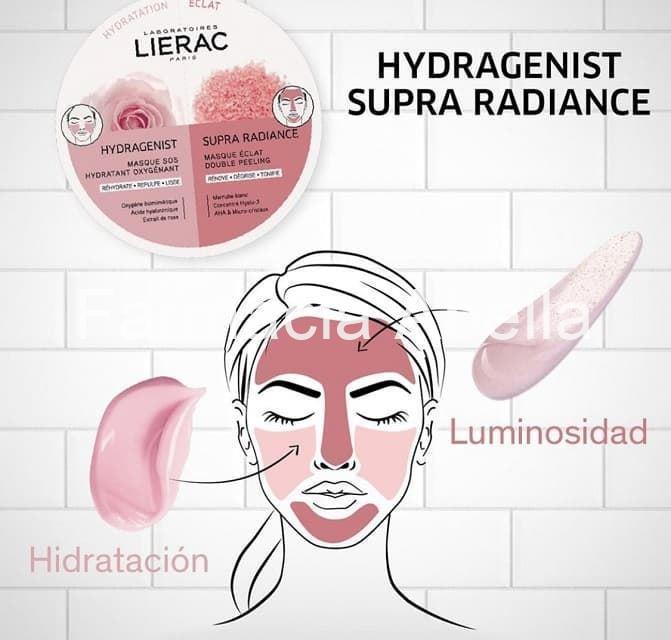 Lierac  mascarilla duo hydragenist+ supra radiance 6 ml x 2 - Imagen 1