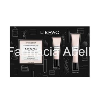 Lierac set hydragenist crema hidratante luminosidad  50 ml +contorno de ojos 7,5 ml + serum 15 ml - Imagen 1