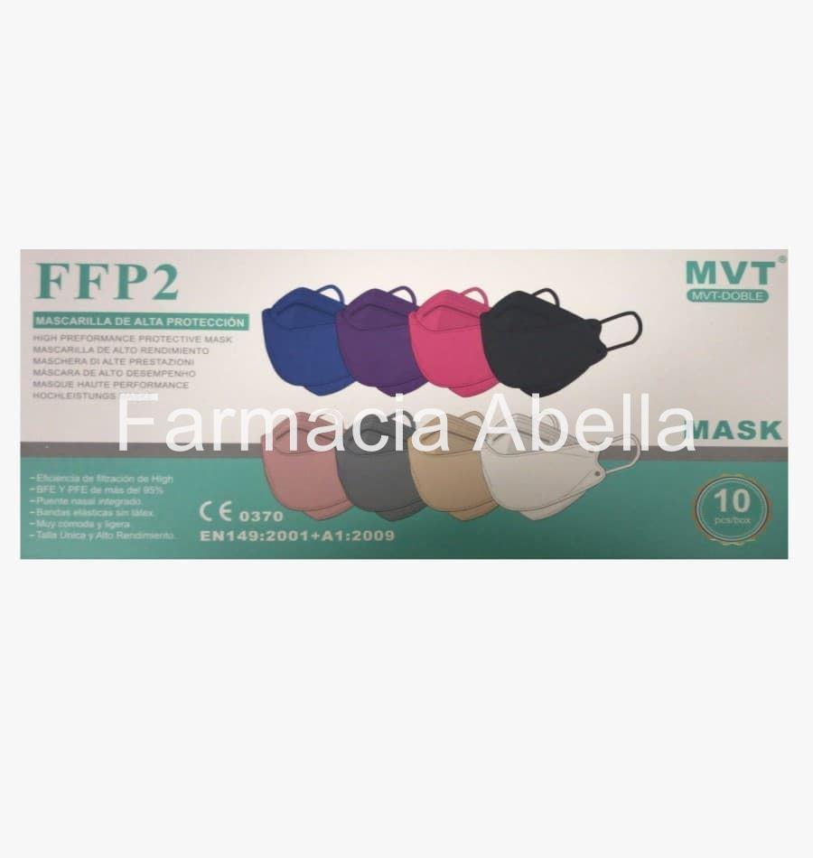 Mascarilla FFP2 MTV lisas 10 unidades - Imagen 1