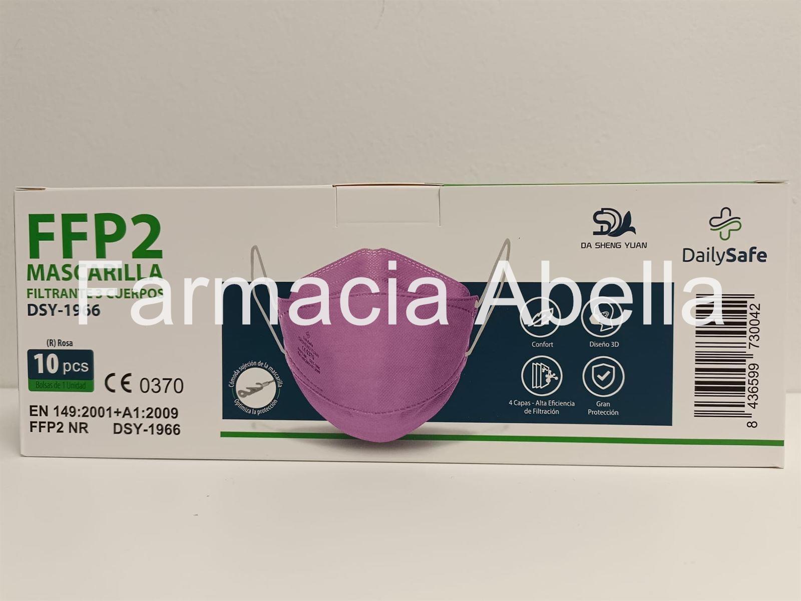Mascarillas ffp2 plana adulto DailySafe caja 10 Unidades - Imagen 1
