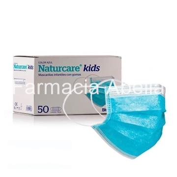 Mascarillas infantiles naturcare kids mascarilla quirúrgica tipo II 3 capas caja 50 unidades - Imagen 1