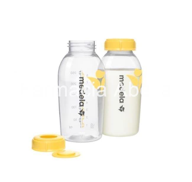 Medela Botellas-biberón para leche materna 2 envases 250 ml - Imagen 1