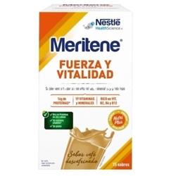 Meritene batido café descafeinado 15 sobres - Imagen 1