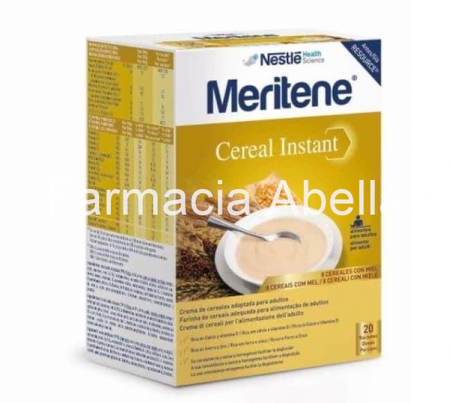 Meritene Cereal Instant 8 Cerales con Miel 20 raciones - Imagen 1