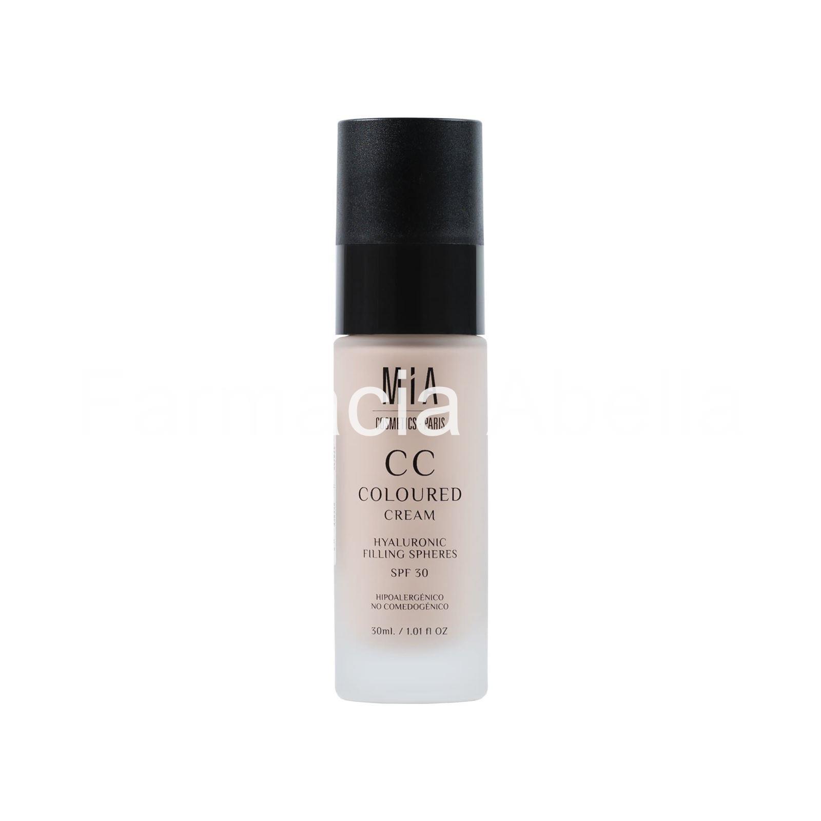 Mia cosmetics CC cream clara SPF 30 hidratación protección y color 30 ml - Imagen 1