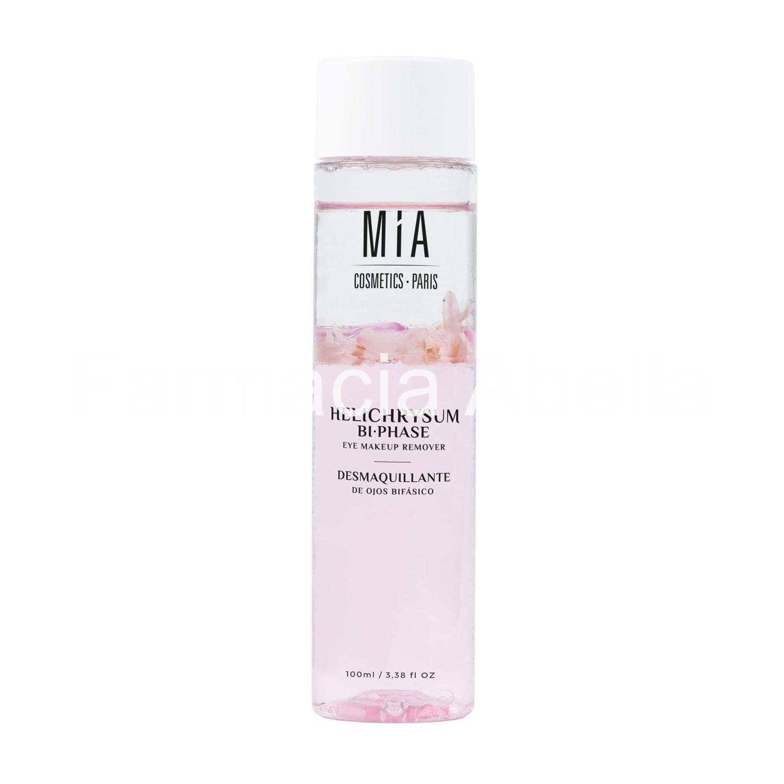 Mia cosmetics desmaquillante de ojos bifásico helichrysum 100 ml - Imagen 1