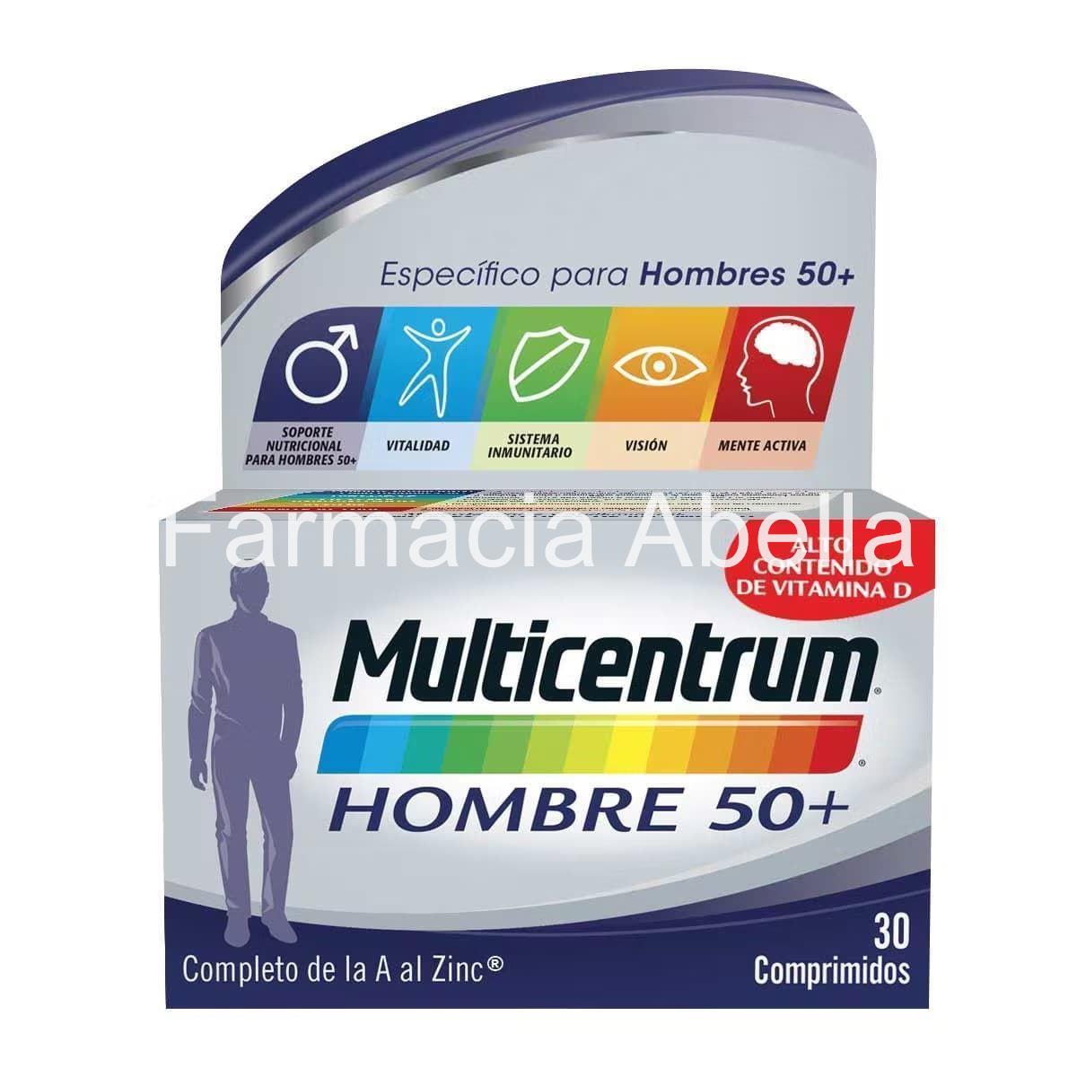 Multicentrum Hombre 50+ 30 comprimidos - Imagen 1