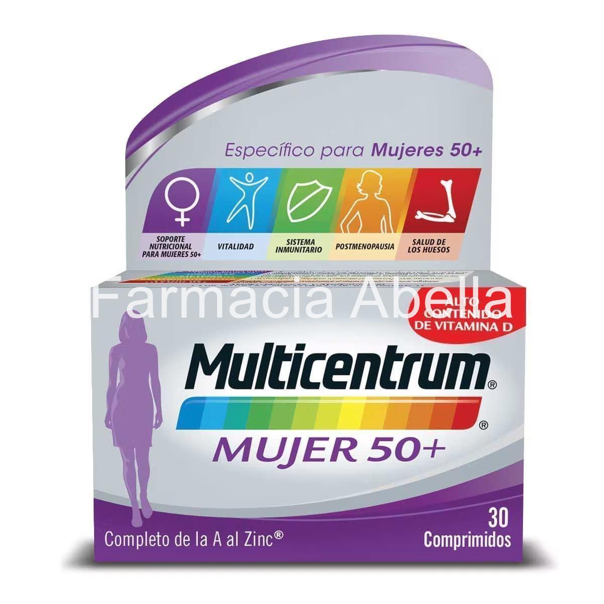Multicentrum Mujer 50+ 30 comprimidos - Imagen 1
