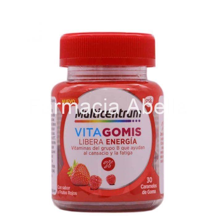 Multicentrum vitagomis energia adultos 30 gominolas frutos rojos - Imagen 1