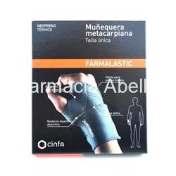 Muñequera metacarpiana neopreno FARMALASTIC Talla única - Imagen 1