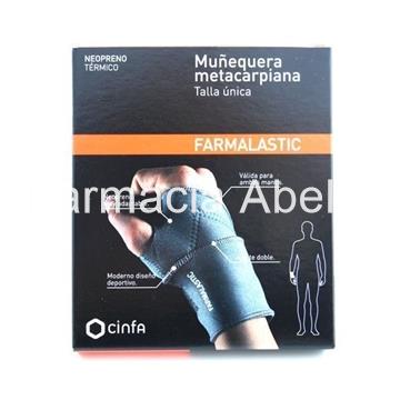 Muñequera metacarpiana neopreno FARMALASTIC Talla única - Imagen 1