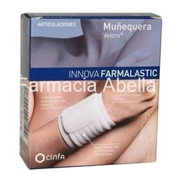 Muñequera Velcro innova FARMALASTIC Talla G Beige - Imagen 1