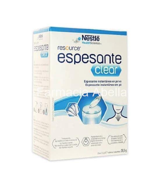 Nestlé resource espesante clear 24 sobres x1.2g - Imagen 1