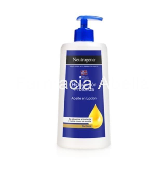 Neutrogena aceite corporal en loción hidratación profunda 400 ml - Imagen 1