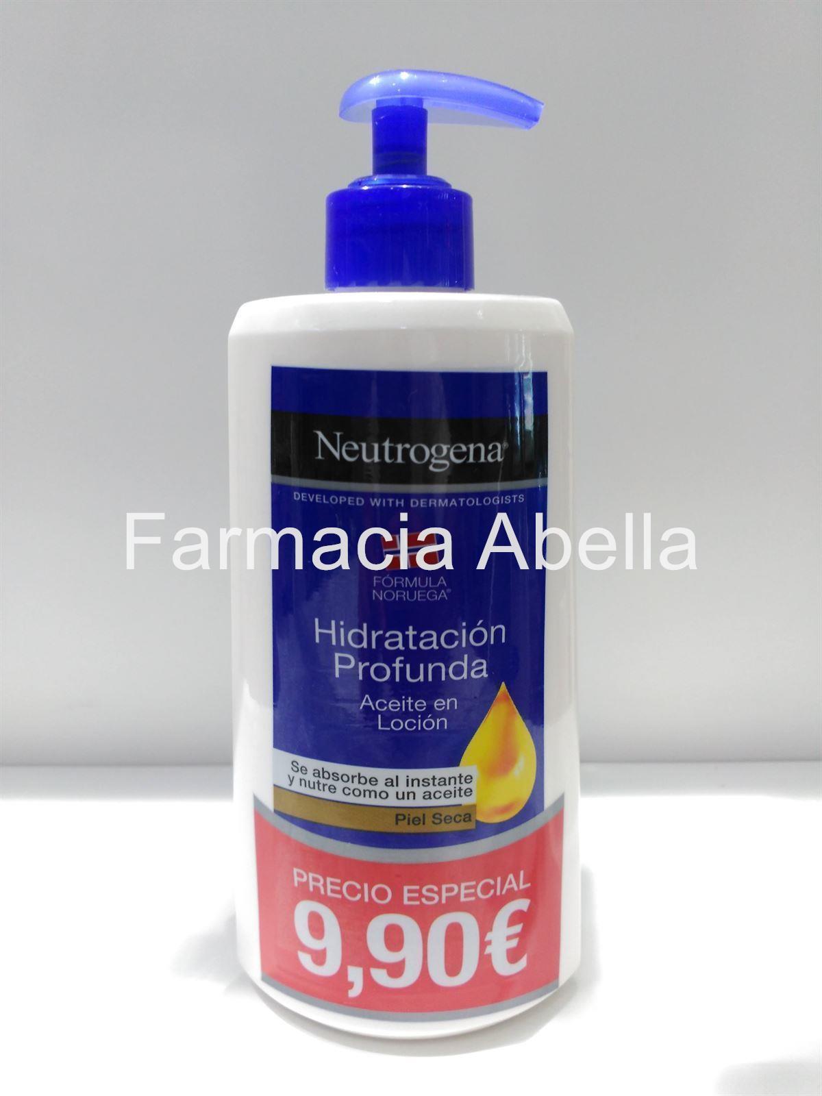 Neutrogena aceite corporal en loción hidratación profunda 400 ml - Imagen 2