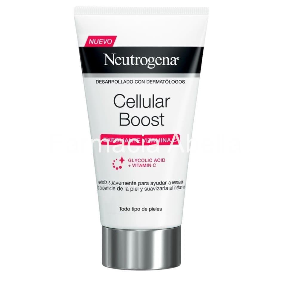 Neutrogena cellular boost exfoliante vitamina C y ácido glicólico 75 ml - Imagen 1