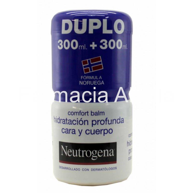 Neutrogena confort balm hidratación profunda cara y cuerpo duplo tarro 2 x 300 ml - Imagen 1