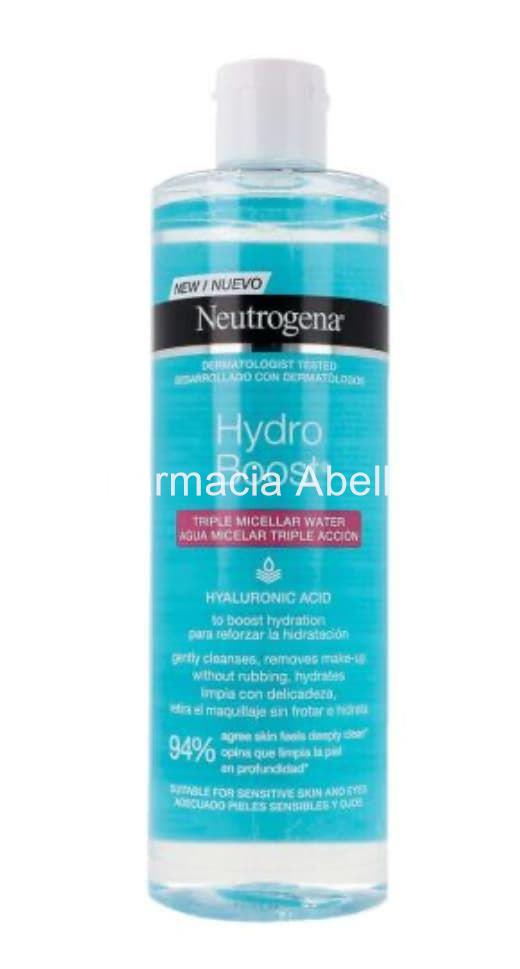 Neutrogena Hydro Boost Limpiador facial agua micelar 200 ml - Imagen 1