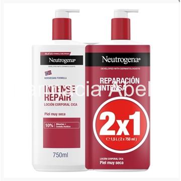 Neutrogena loción corporal reparación intensa 750ml promoción (2x1) - Imagen 1