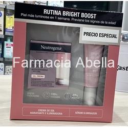 Neutrogena pack bright boost gel crema 50 ml + sérum iluminador 30 ml - Imagen 1