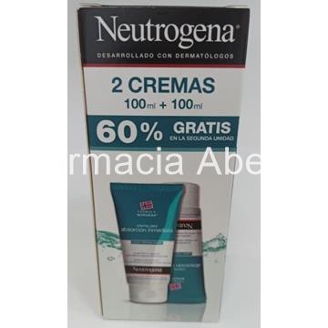 Neutrogena pies duplo crema absorción inmediata 100+100ml - Imagen 1