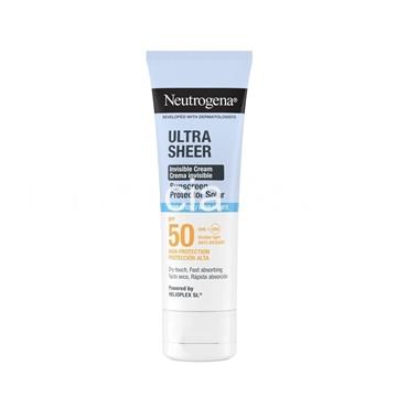 Neutrogena ultra sheer crema invisible hidratante protección solar facial SPF 50 50 ml - Imagen 2
