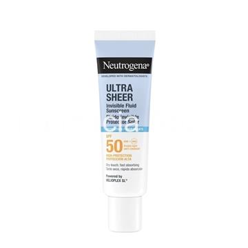 Neutrogena ultra sheer fluido invisible hidratante protector solar facial SPF 50 50ml - Imagen 2