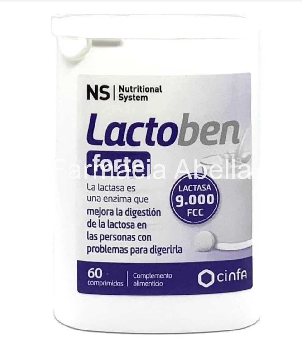 Ns digestconfort lactoben forte 60 comprimidos - Imagen 1