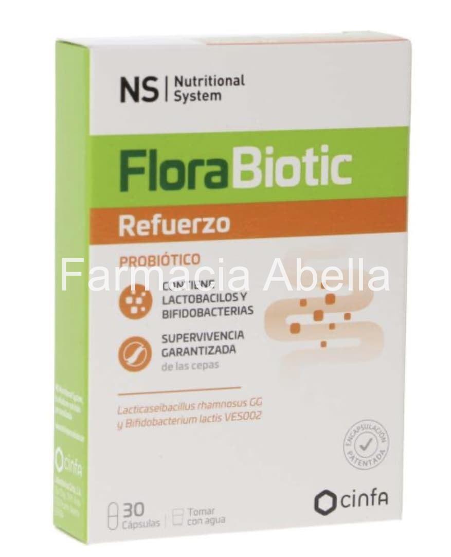 Ns Florabiotic 30 cápsulas probióticos - Imagen 1