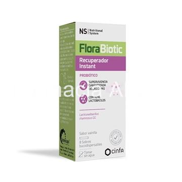Ns Florabiotic recuperador 8 sobres bucodispersables probióticos - Imagen 1