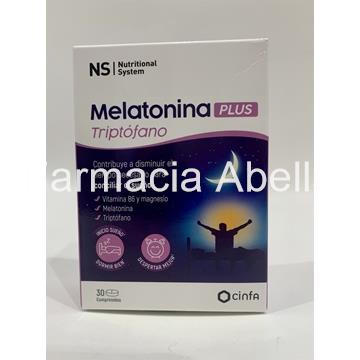 Ns Melatonina plus triptófano 30 comprimidos - Imagen 1